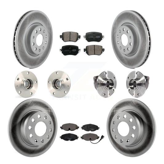[Avant + Arrière] Kit d'ensemble roulement de roue et moyeu pour 2015-2018 Volkswagen GTI sans Performance Package KBB-113913