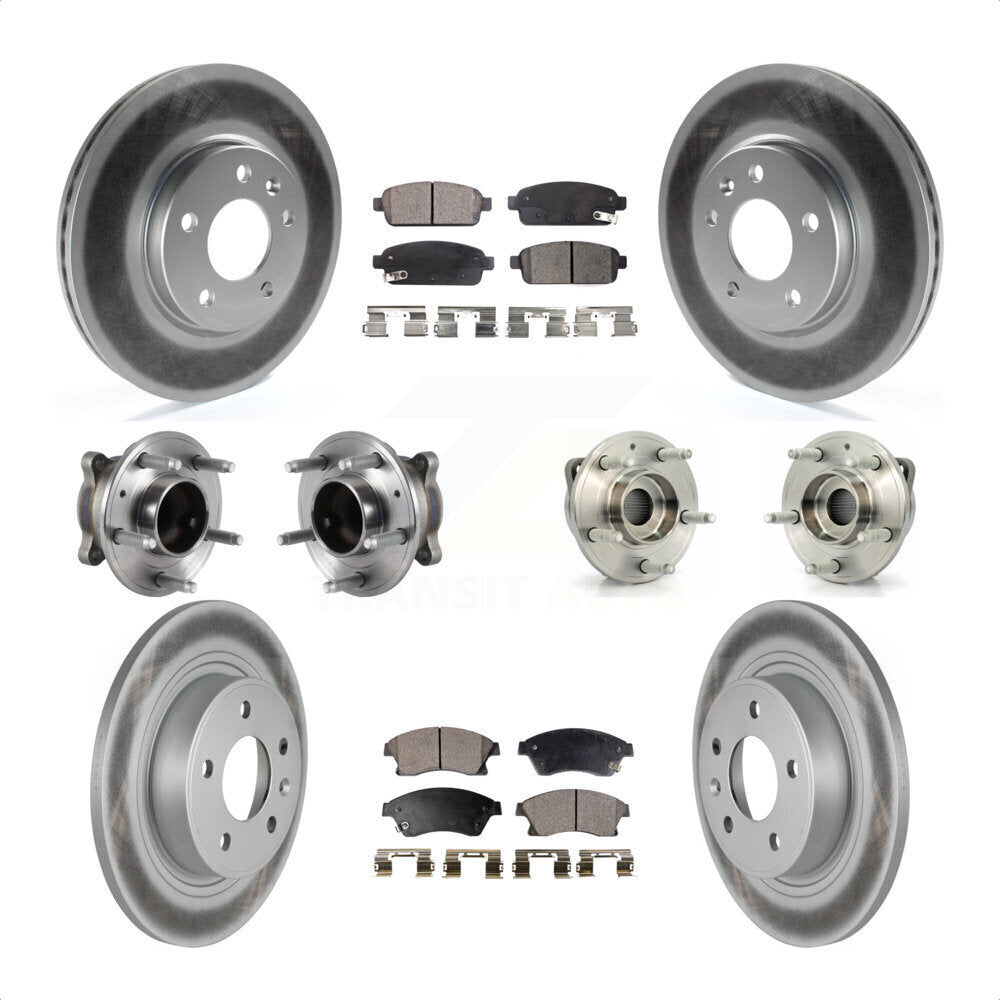 [Avant + Arrière] Kit d'ensemble roulement de roue et moyeu pour Chevrolet Cruze Buick Verano Volt KBB-113925 par Transit Auto