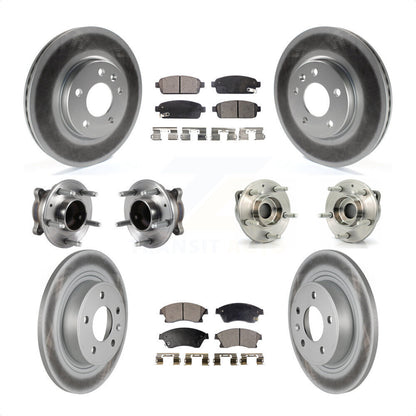 [Avant + Arrière] Kit d'ensemble roulement de roue et moyeu pour Chevrolet Cruze Buick Verano Volt KBB-113925 par Transit Auto