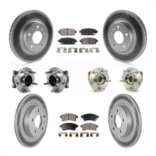 [Avant + Arrière] Kit d'ensemble roulement de roue et moyeu pour Chevrolet Cruze Buick Verano Volt KBB-113925 par Transit Auto