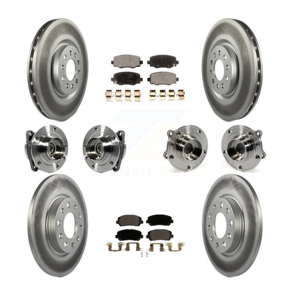 [Avant + Arrière] Kit d'ensemble roulement de roue et moyeu pour 2015-2017 Chrysler 200 FWD avec 330mm Diameter Rotor KBB-113927