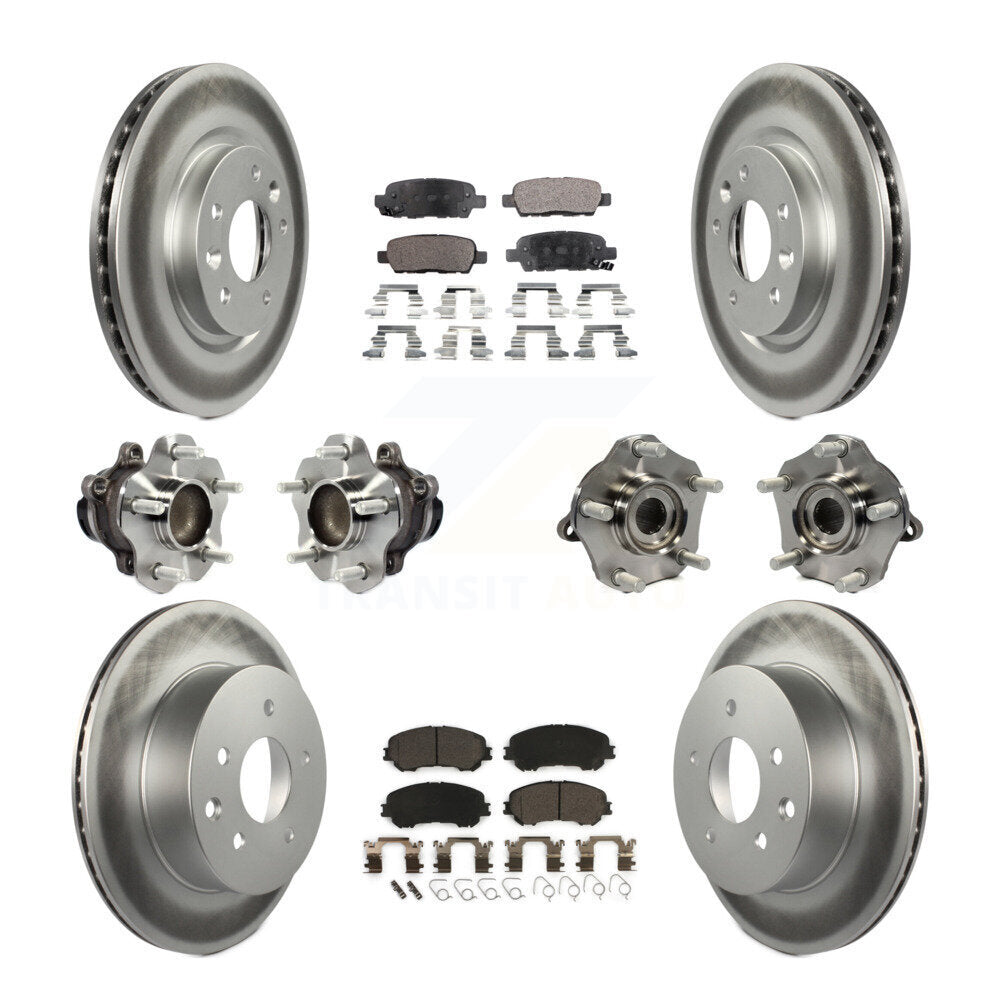 [Avant + Arrière] Kit d'ensemble roulement de roue et moyeu pour Nissan Rogue Sport Qashqai KBB-113934