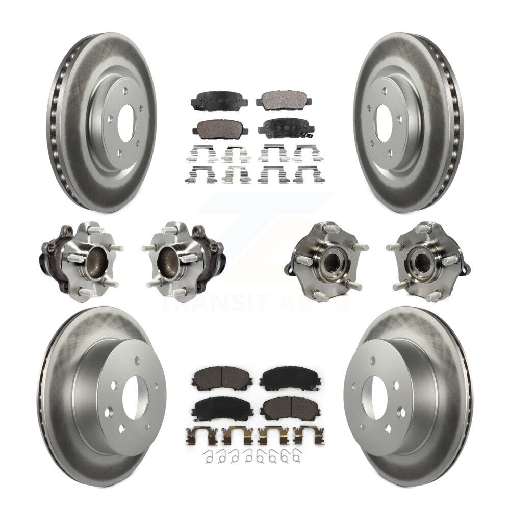 [Avant + Arrière] Kit d'ensemble roulement de roue et moyeu pour Nissan Rogue KBB-113935