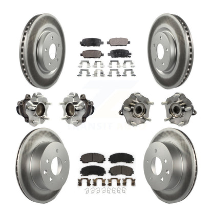 [Avant + Arrière] Kit d'ensemble roulement de roue et moyeu pour Nissan Rogue KBB-113935