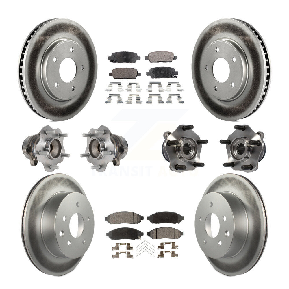 [Avant + Arrière] Kit d'ensemble roulement de roue et moyeu pour Nissan LEAF KBB-113936