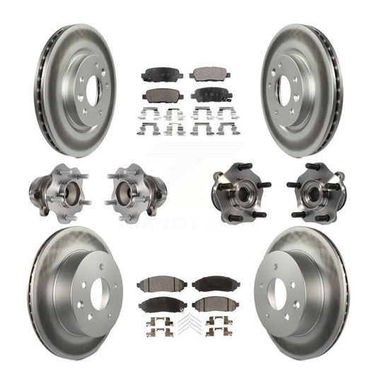 [Avant + Arrière] Kit d'ensemble roulement de roue et moyeu pour 2015 Nissan LEAF Vehicles Manufactured In Japan KBB-113937