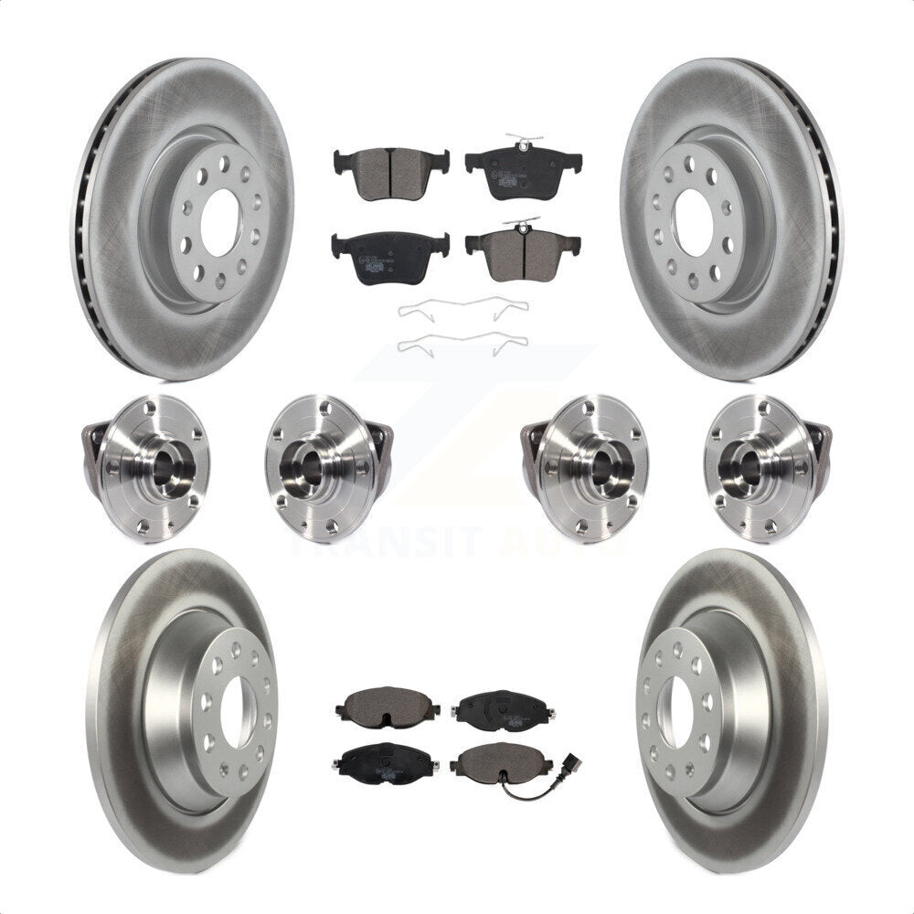 [Avant + Arrière] Kit d'ensemble roulement de roue et moyeu pour Audi TT Quattro KBB-113955 par Transit Auto
