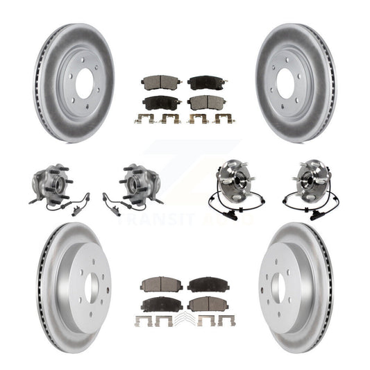 [Avant + Arrière] Kit d'ensemble roulement de roue et moyeu pour INFINITI Nissan Armada QX80 QX56 KBB-113961