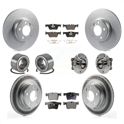 [Avant + Arrière] Kit d'ensemble roulement de roue et moyeu pour 2012 BMW 328i Sedan avec 2.0L sans Blue Painted Calipers KBB-114013 par Transit Auto