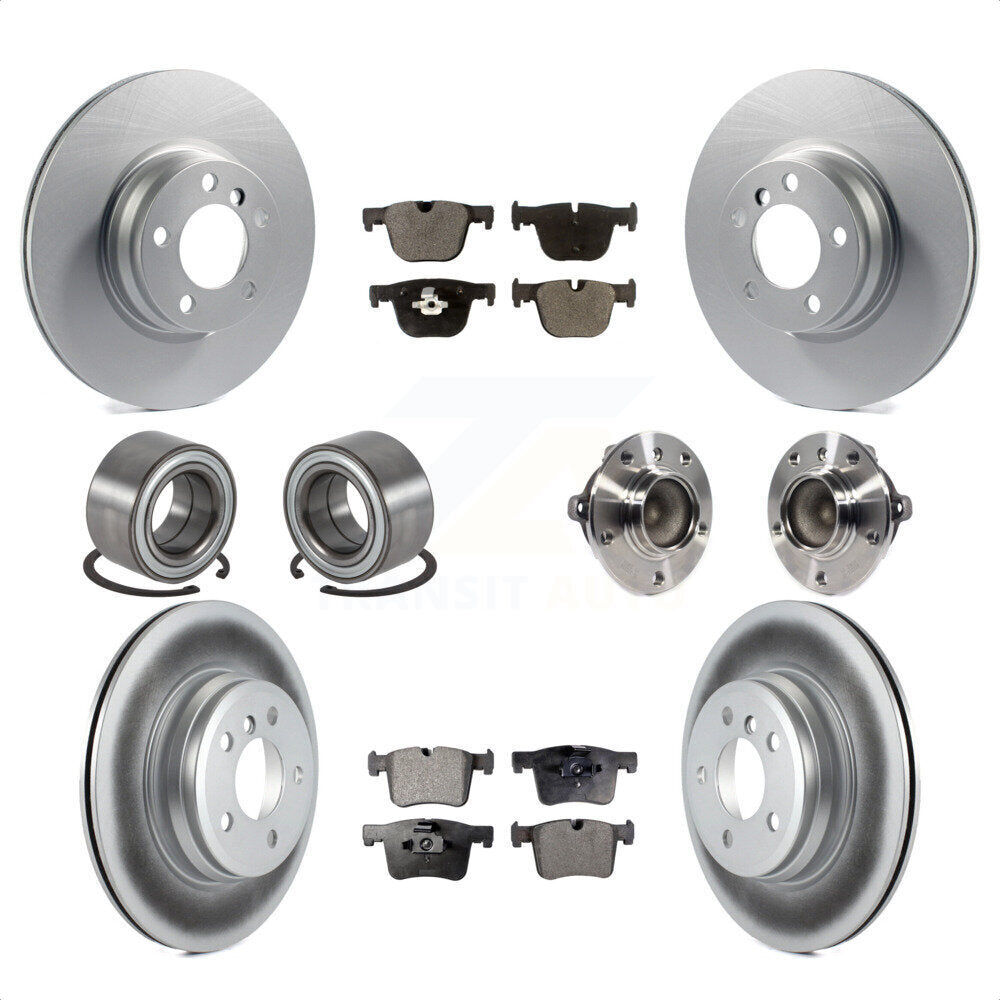 [Avant + Arrière] Kit d'ensemble roulement de roue et moyeu pour BMW 428i Gran Coupe sans Blue Painted Calipers KBB-114017 par Transit Auto
