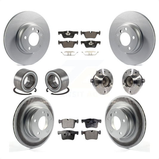 [Avant + Arrière] Kit d'ensemble roulement de roue et moyeu pour BMW 328i 428i 228i sans Blue Painted Calipers KBB-114019 par Transit Auto