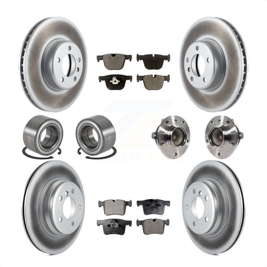 [Avant + Arrière] Kit d'ensemble roulement de roue et moyeu pour BMW 435i 335i Gran Coupe sans Blue Painted Calipers KBB-114020 par Transit Auto