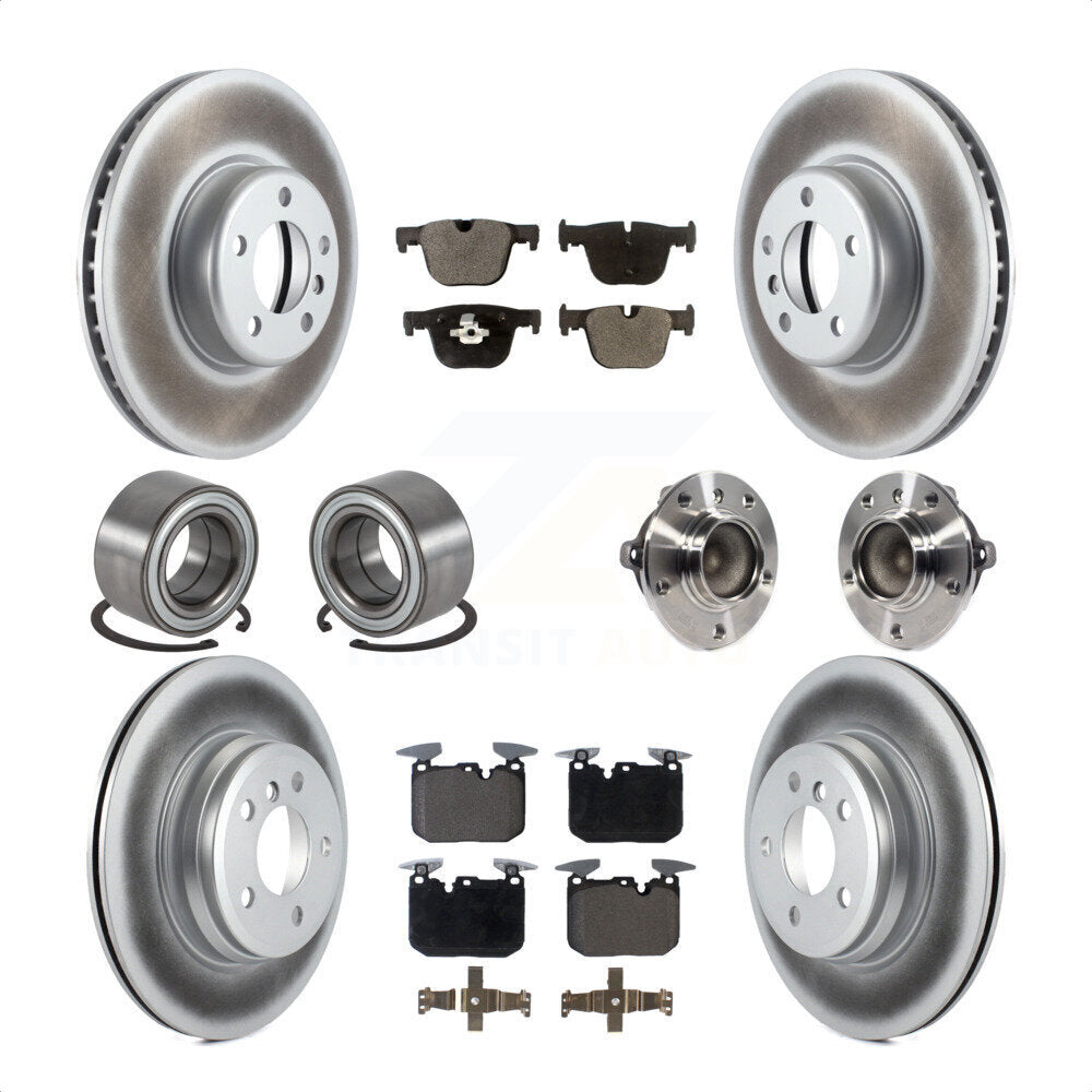 [Avant + Arrière] Kit d'ensemble roulement de roue et moyeu pour BMW 340i 435i Gran Coupe ActiveHybrid 3 sans Blue Painted Calipers KBB-114021 par Transit Auto