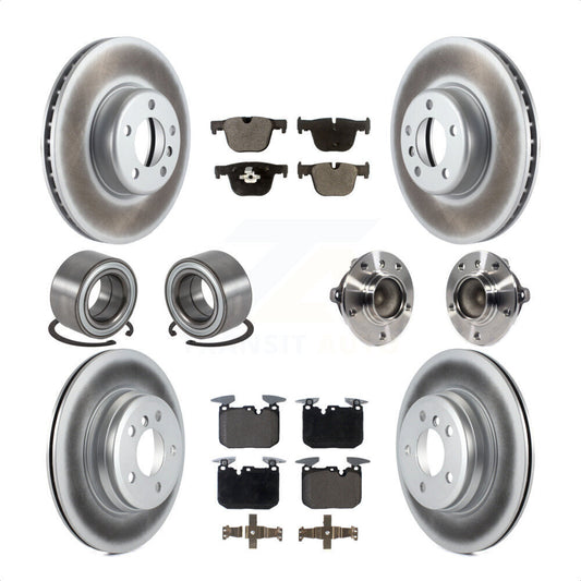 [Avant + Arrière] Kit d'ensemble roulement de roue et moyeu pour BMW 340i 435i Gran Coupe ActiveHybrid 3 sans Blue Painted Calipers KBB-114021 par Transit Auto