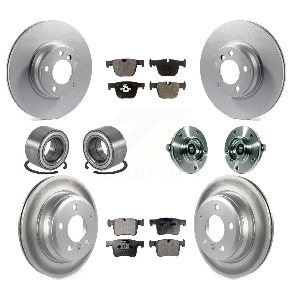 [Avant + Arrière] Kit d'ensemble roulement de roue et moyeu pour 2015-2016 BMW 428i xDrive Gran Coupe sans Blue Painted Calipers KBB-114028 par Transit Auto