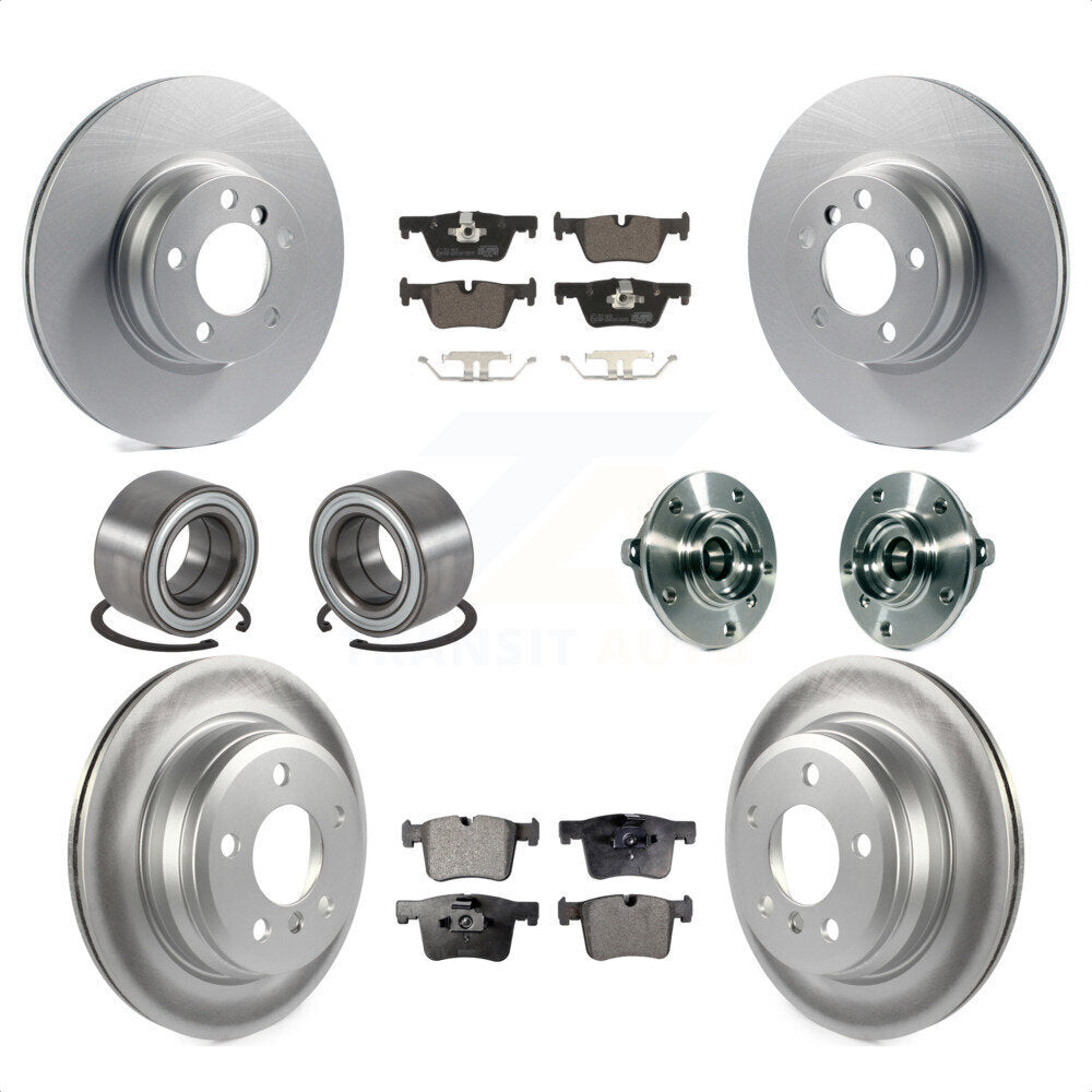 [Avant + Arrière] Kit d'ensemble roulement de roue et moyeu pour BMW 328i xDrive 428i Gran Coupe sans Blue Painted Calipers KBB-114029 par Transit Auto