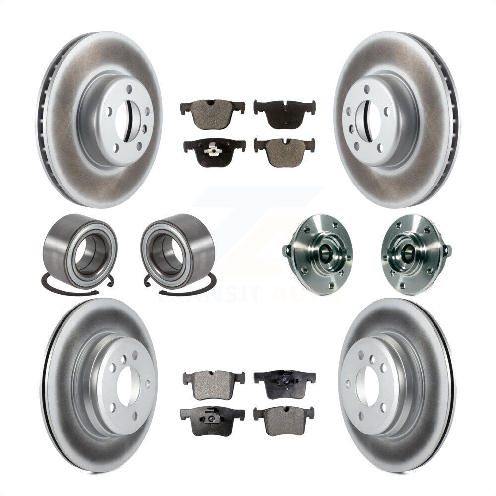 [Avant + Arrière] Kit d'ensemble roulement de roue et moyeu pour BMW 335i xDrive 435i GT Gran Coupe sans Blue Painted Calipers KBB-114031 par Transit Auto