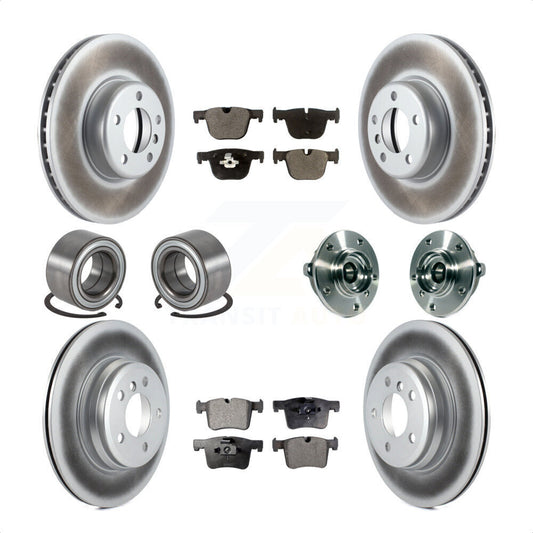 [Avant + Arrière] Kit d'ensemble roulement de roue et moyeu pour BMW 335i xDrive 435i GT Gran Coupe sans Blue Painted Calipers KBB-114031 par Transit Auto