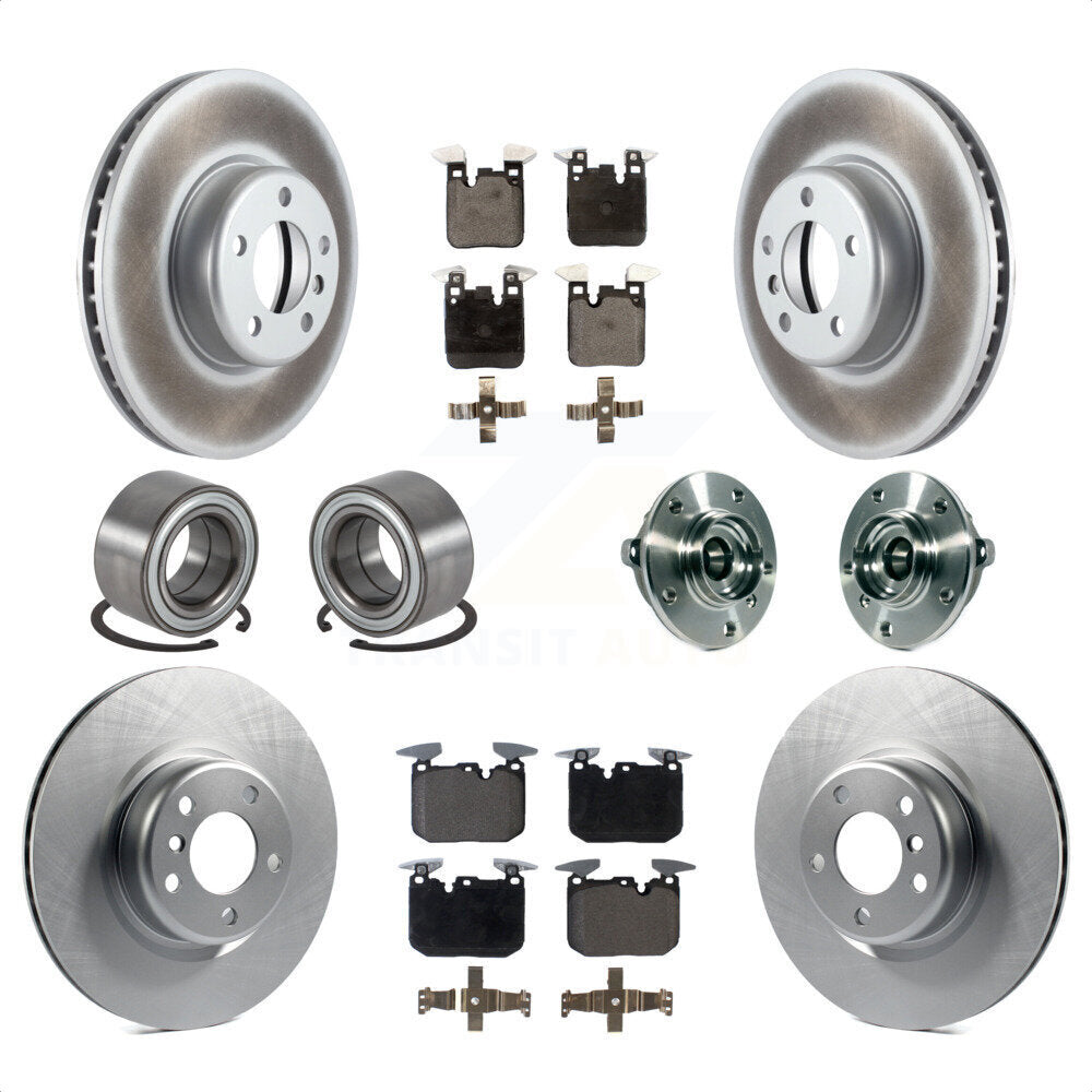 [Avant + Arrière] Kit d'ensemble roulement de roue et moyeu pour 2015-2016 BMW 228i xDrive avec Blue Painted Calipers KBB-114033 par Transit Auto