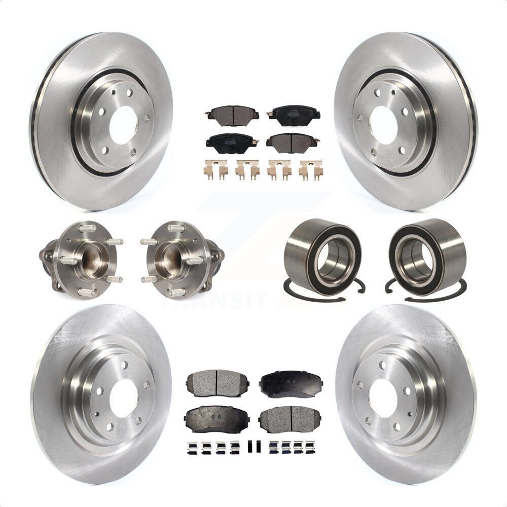 [Avant + Arrière] Kit de Roulement de roue pour 2016 Mazda CX-9 FWD KBB-114176 par Transit Auto