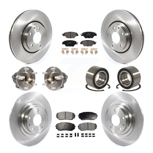 [Avant + Arrière] Kit de Roulement de roue pour 2016 Mazda CX-9 FWD KBB-114176 par Transit Auto