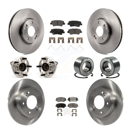 [Avant + Arrière] Kit de Roulement de roue pour 2016 Hyundai Veloster Tech SE KBB-114179 par Transit Auto