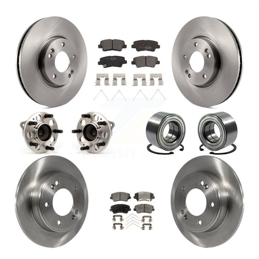 [Avant + Arrière] Kit de Roulement de roue pour 2016 Hyundai Veloster Tech SE KBB-114209 par Transit Auto