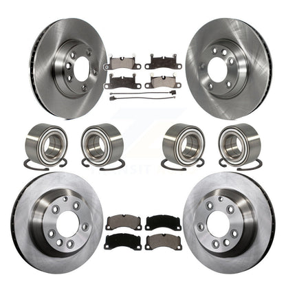 [Avant + Arrière] Kit de Roulement de roue pour 2011-2012 Porsche Cayenne Base avec 380mm Diameter Rotor KBB-114218