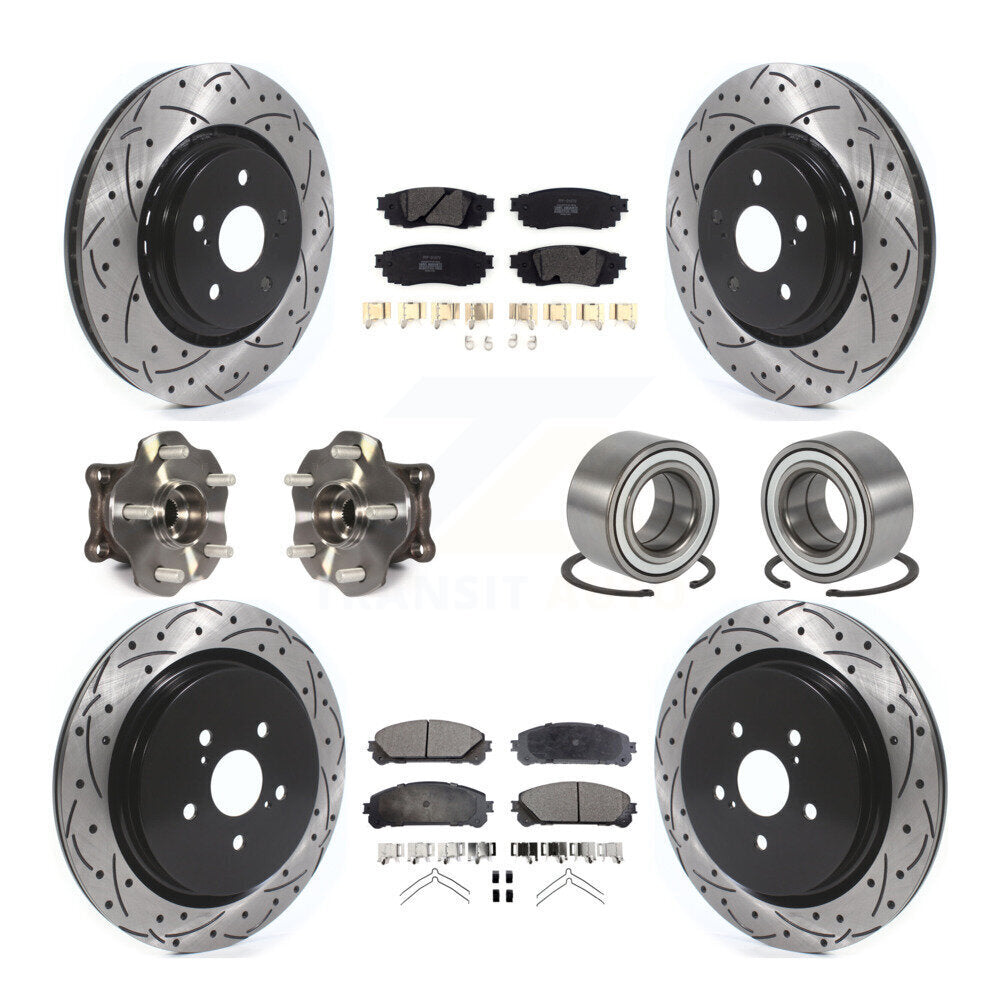 [Avant + Arrière] Kit de Roulement de roue pour 2016 Lexus RX350 AWD Excluding Vehicles Manufactured In Japan KBB-114219