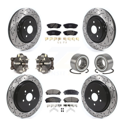 [Avant + Arrière] Kit de Roulement de roue pour 2016 Lexus RX350 AWD Excluding Vehicles Manufactured In Japan KBB-114219
