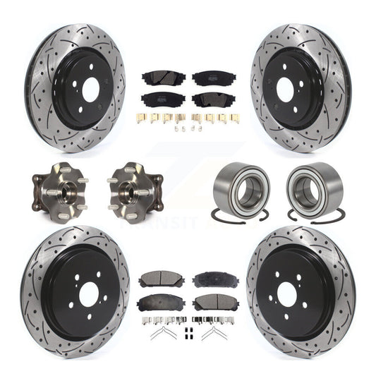 [Avant + Arrière] Kit de Roulement de roue pour 2016 Lexus RX350 AWD Excluding Vehicles Manufactured In Japan KBB-114219
