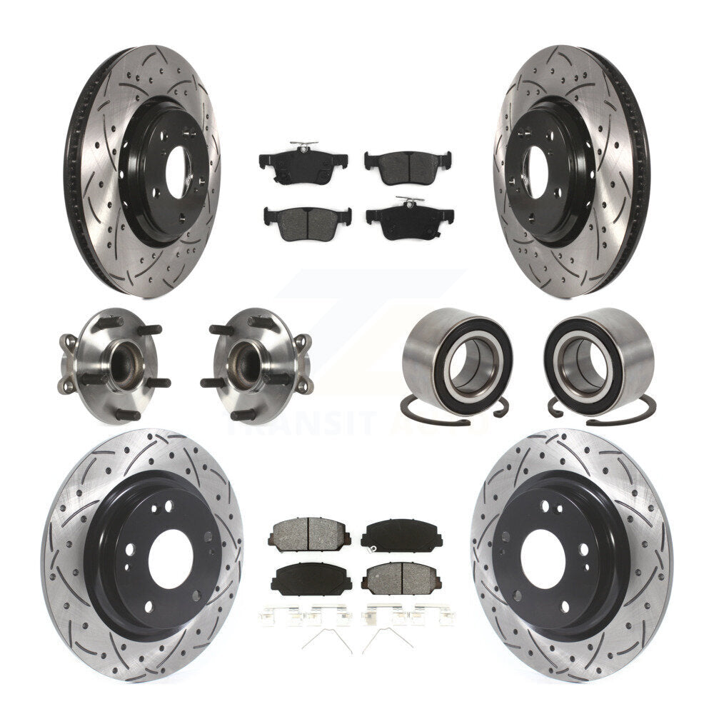 [Avant + Arrière] Kit de Roulement de roue pour Honda Civic KBB-114246
