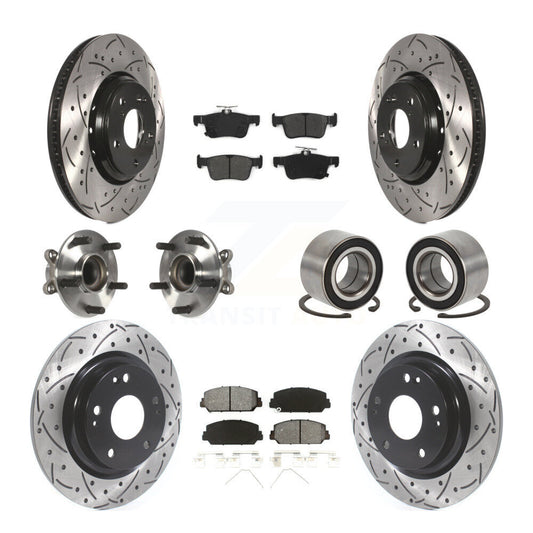 [Avant + Arrière] Kit de Roulement de roue pour Honda Civic KBB-114246