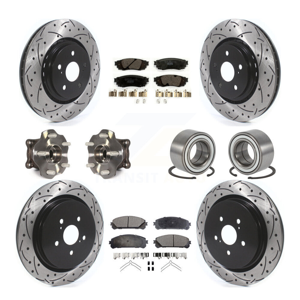 [Avant + Arrière] Kit de Roulement de roue pour 2016 Lexus RX350 AWD Excluding Vehicles Manufactured In Japan KBB-114255
