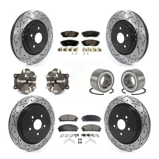 [Avant + Arrière] Kit de Roulement de roue pour 2016 Lexus RX350 AWD Excluding Vehicles Manufactured In Japan KBB-114255