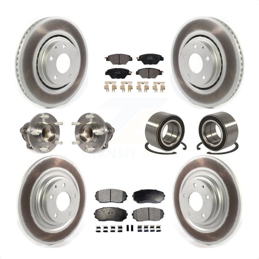 [Avant + Arrière] Kit de Roulement de roue pour 2016 Mazda CX-9 FWD KBB-114280 par Transit Auto