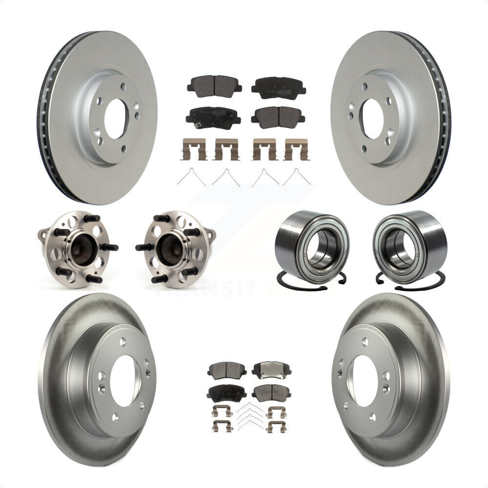 [Avant + Arrière] Kit de Roulement de roue pour 2016 Hyundai Veloster Tech SE KBB-114285 par Transit Auto