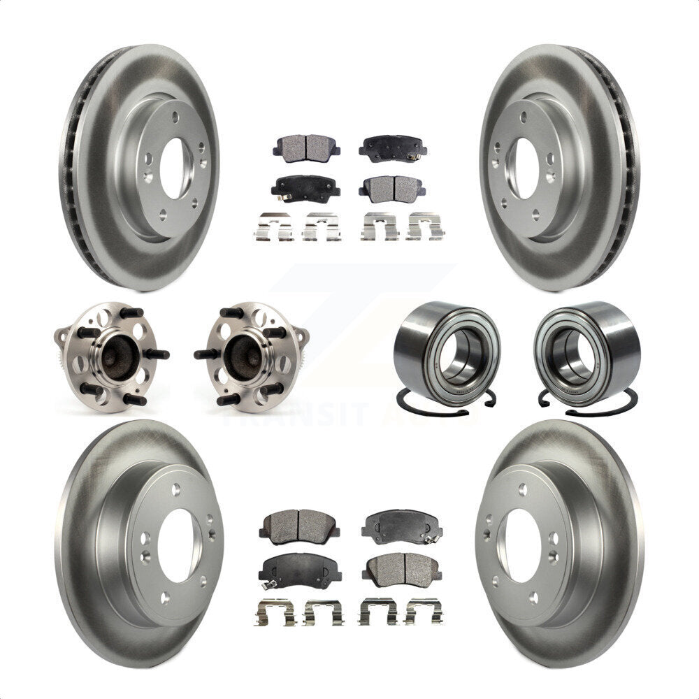 [Avant + Arrière] Kit de Roulement de roue pour 2014 Kia Forte5 EX KBB-114286 par Transit Auto
