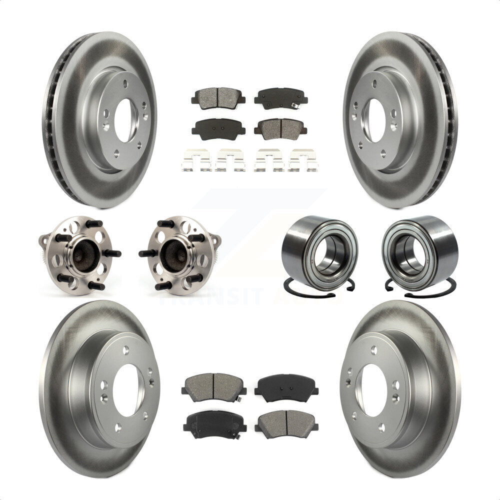 [Avant + Arrière] Kit de Roulement de roue pour 2014 Kia Forte5 EX KBB-114322 par Transit Auto