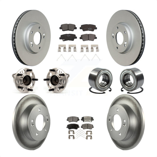 [Avant + Arrière] Kit de Roulement de roue pour 2016 Hyundai Veloster Tech SE KBB-114345 par Transit Auto