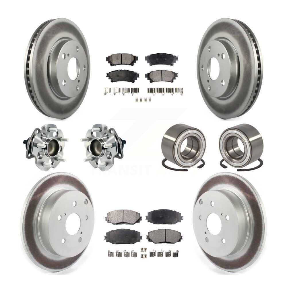 [Avant + Arrière] Kit de Roulement de roue pour 2017-2018 Toyota Prius V KBB-114348