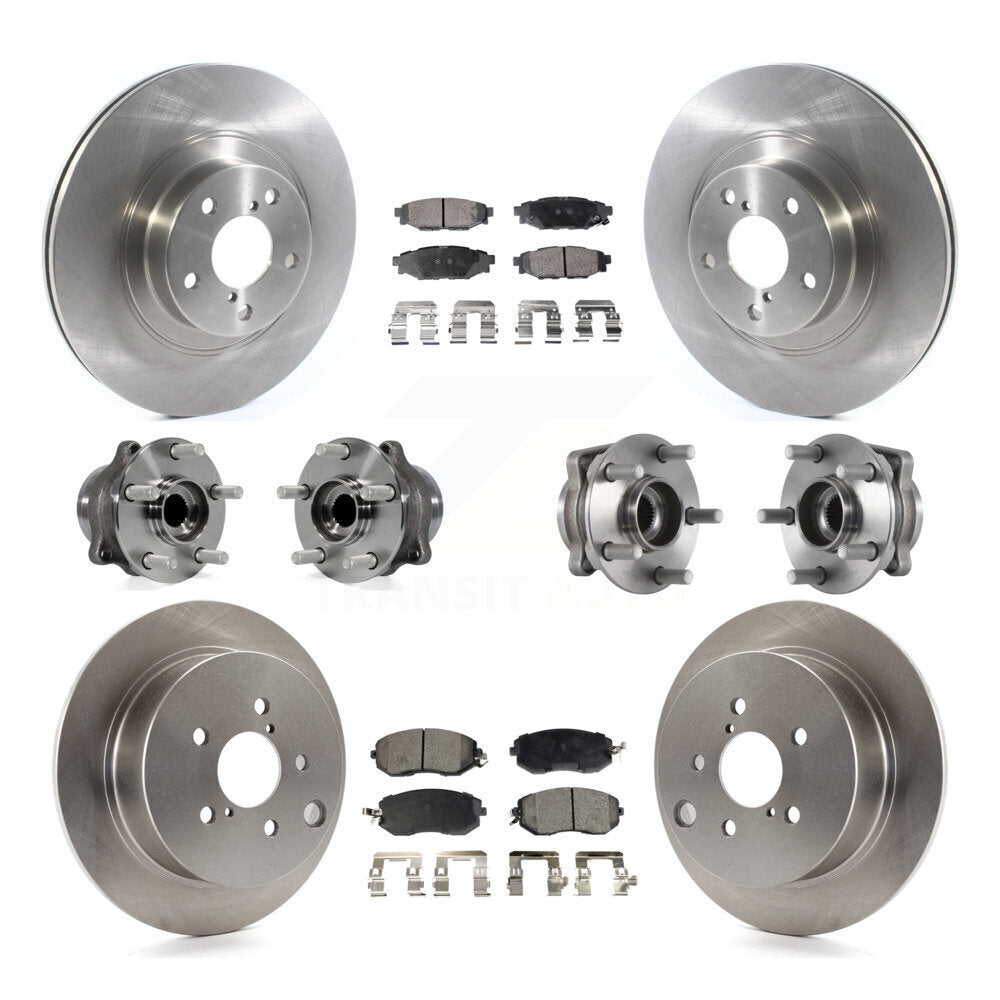 [Avant + Arrière] Kit d'ensemble roulement de roue et moyeu pour Subaru Forester Crosstrek XV avec 292mm Diameter Rotor KBB-114421