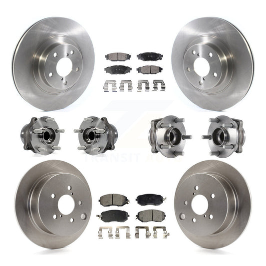 [Avant + Arrière] Kit d'ensemble roulement de roue et moyeu pour Subaru Forester Crosstrek XV avec 292mm Diameter Rotor KBB-114421