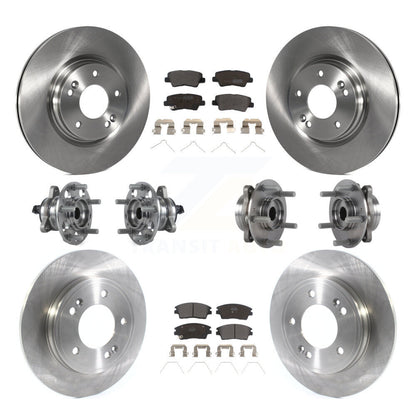 [Avant + Arrière] Kit d'ensemble roulement de roue et moyeu pour Hyundai Elantra 1.6L KBB-114427