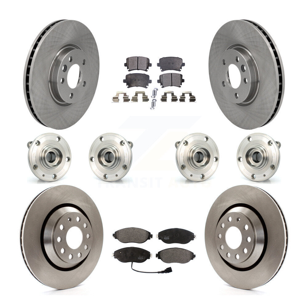 [Avant + Arrière] Kit d'ensemble roulement de roue et moyeu pour 2013-2014 Volkswagen CC AWD KBB-114429