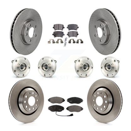 [Avant + Arrière] Kit d'ensemble roulement de roue et moyeu pour 2013-2014 Volkswagen CC AWD KBB-114429