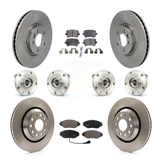 [Avant + Arrière] Kit d'ensemble roulement de roue et moyeu pour 2013-2014 Volkswagen CC AWD KBB-114429