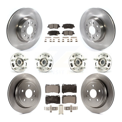 [Avant + Arrière] Kit d'ensemble roulement de roue et moyeu pour Cadillac CTS avec 18" Factory Wheels KBB-114435