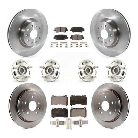[Avant + Arrière] Kit d'ensemble roulement de roue et moyeu pour Cadillac CTS avec 18" Factory Wheels KBB-114435