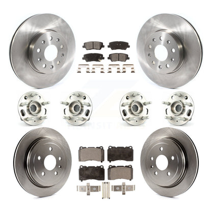[Avant + Arrière] Kit d'ensemble roulement de roue et moyeu pour Cadillac CTS avec 17" Factory Wheels KBB-114436